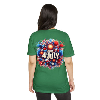 Happy 4th of July T-Shirt — Patriotic Fireworks Tee
