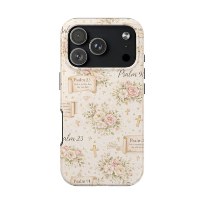God Is Within Her Phone Case | Christian Floral iPhone Case