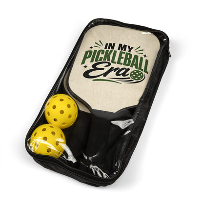 Pickleball Paddle Set – “In My Pickleball Era” Design Kit (2 Paddles + Balls)