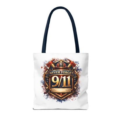 Never Forget 9/11 Memorial Tote Bag