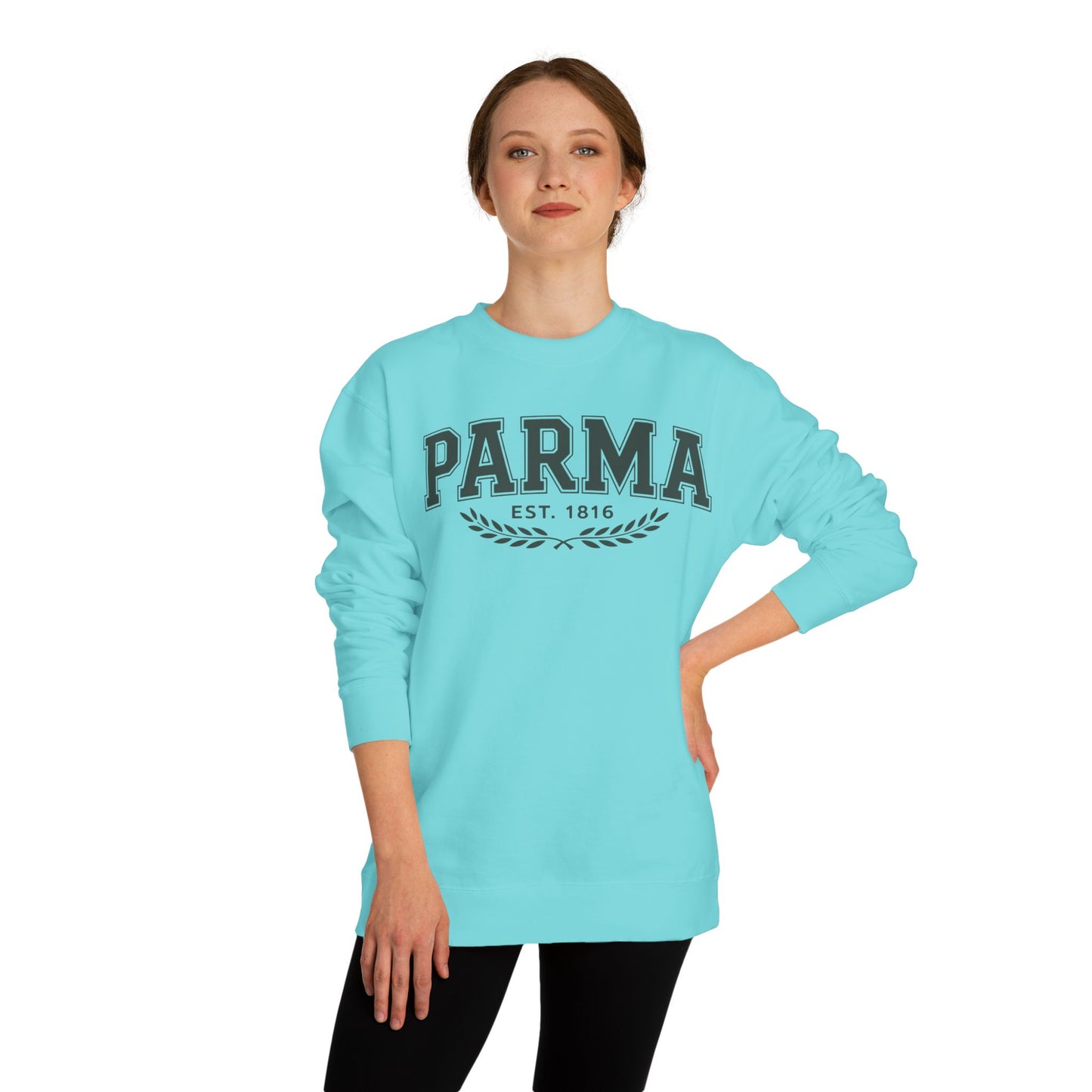 Parma Vintage Crewneck Sweatshirt — 'PARMA EST. 1816' Collegiate Pullover