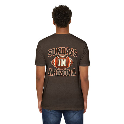 Sundays in Arizona Football T‑Shirt — Vintage Game Day Tee