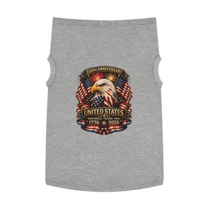 Patriotic Pet Tank — 250th United States Anniversary Eagle (1776–2026)