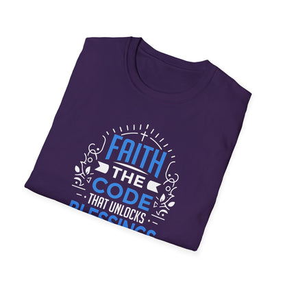 Faith The Code That Unlocks Blessings T-Shirt