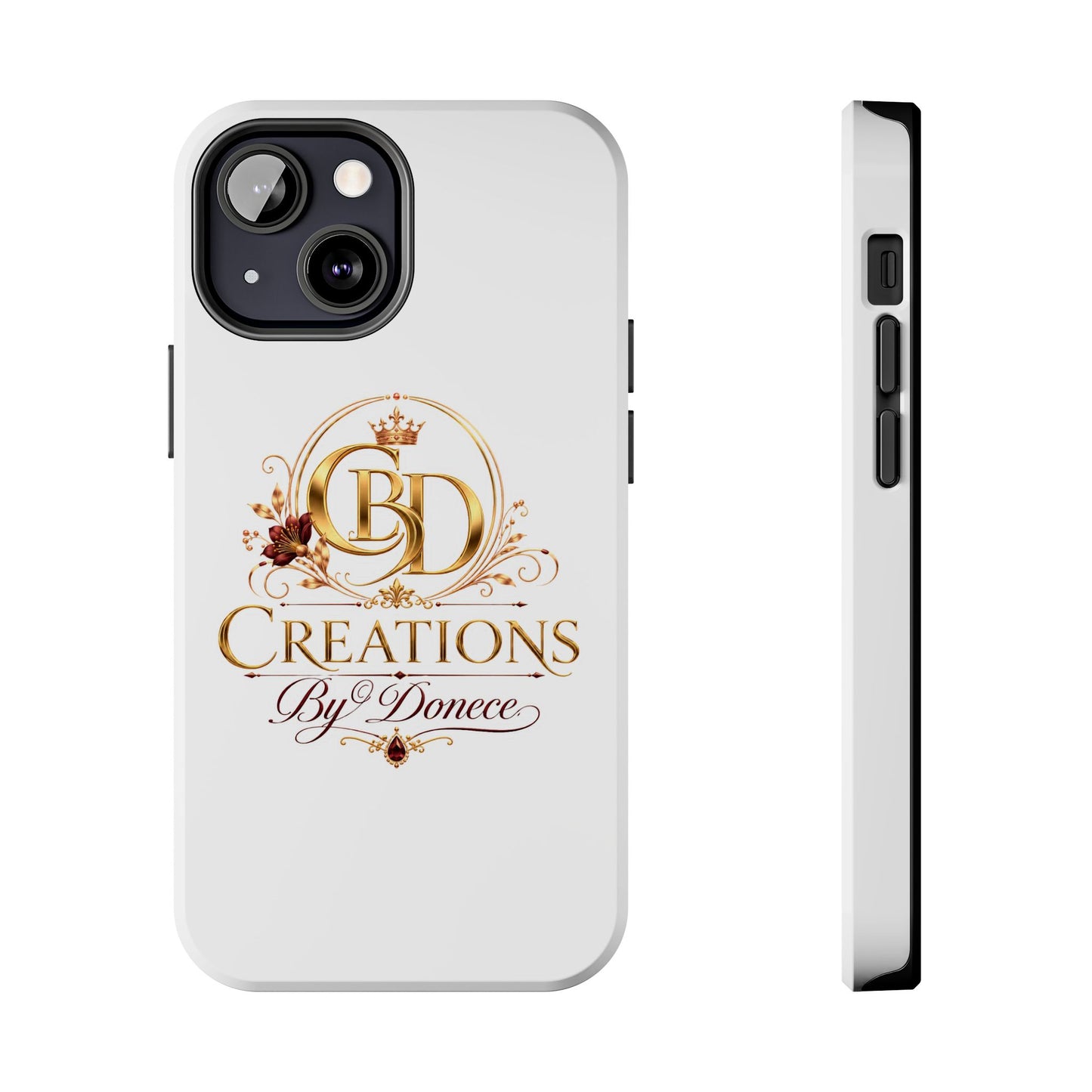 BD Creations By Donece Elegant Logo Tough Phone Case — Protective iPhone Cover