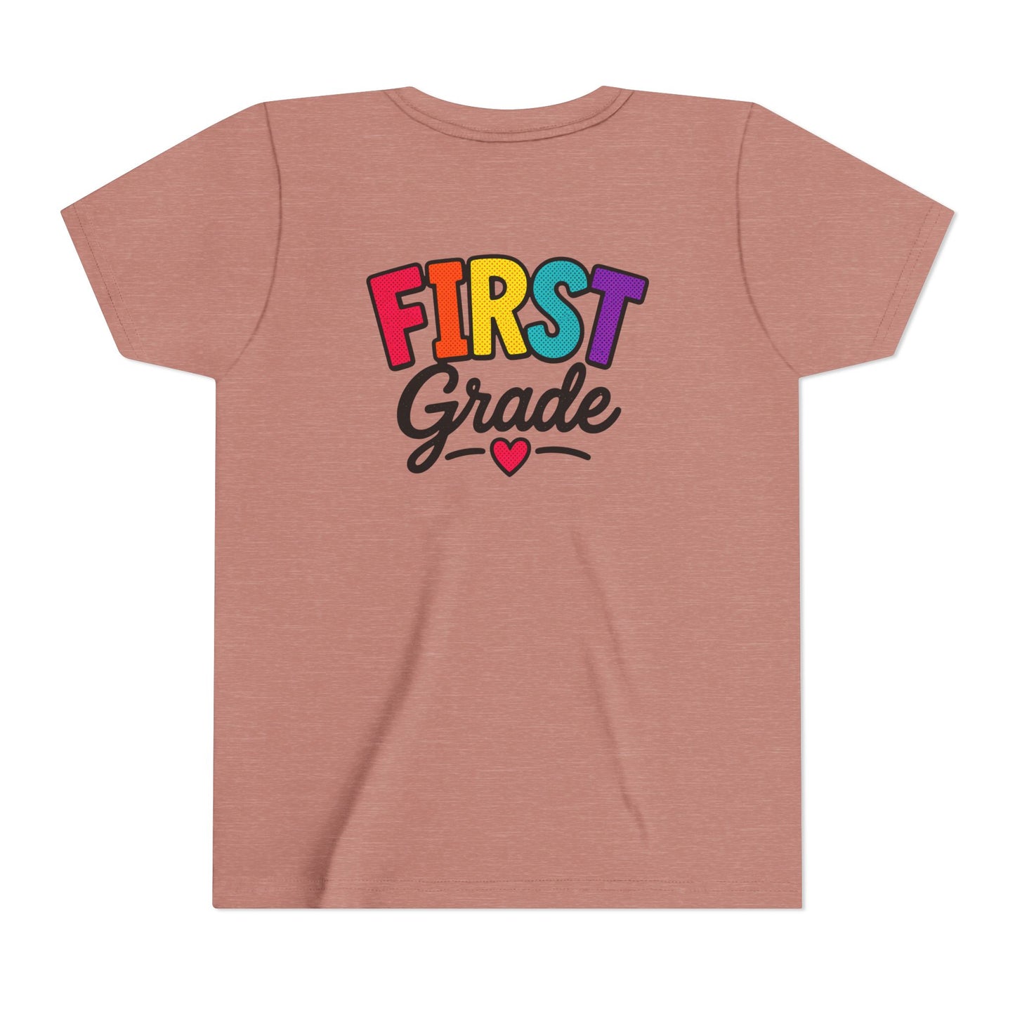 First Grade Youth T‑Shirt — Colorful Back-to-School Tee