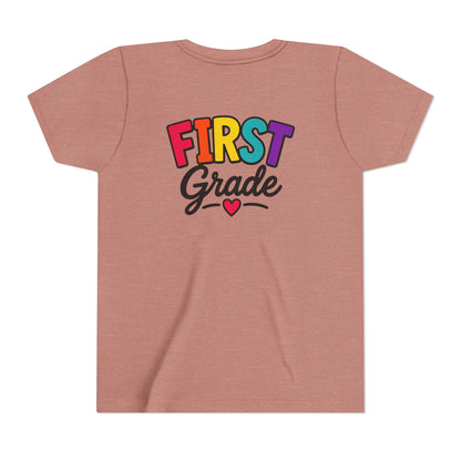 First Grade Youth T‑Shirt — Colorful Back-to-School Tee