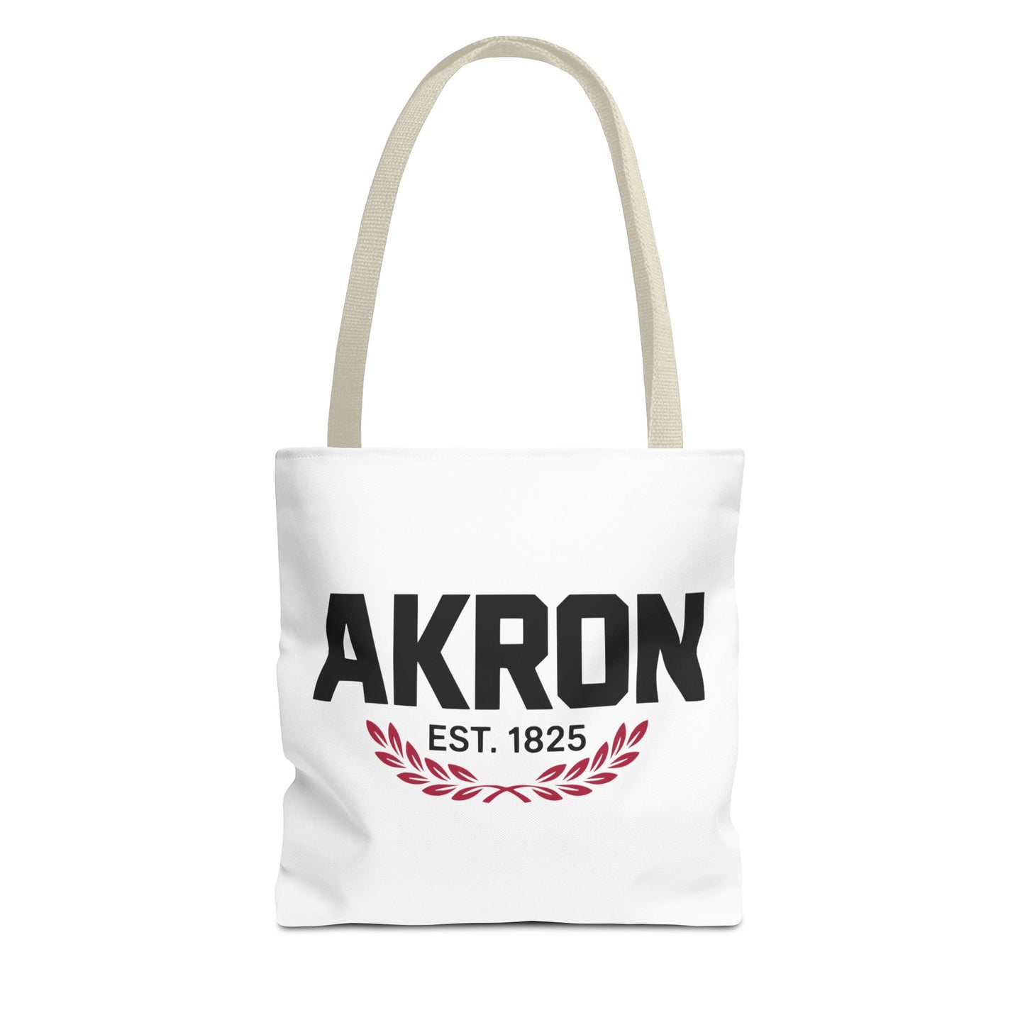 Akron Est. 1825 Tote Bag — City Pride Canvas Tote