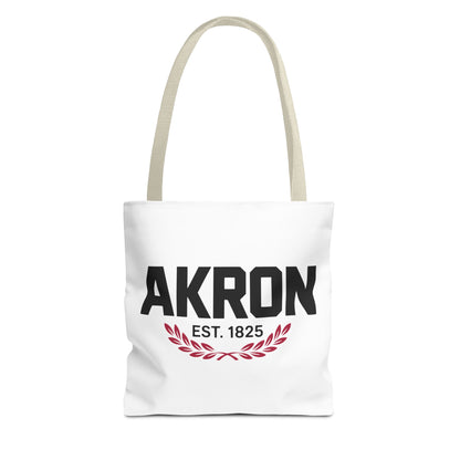 Akron Est. 1825 Tote Bag — City Pride Canvas Tote