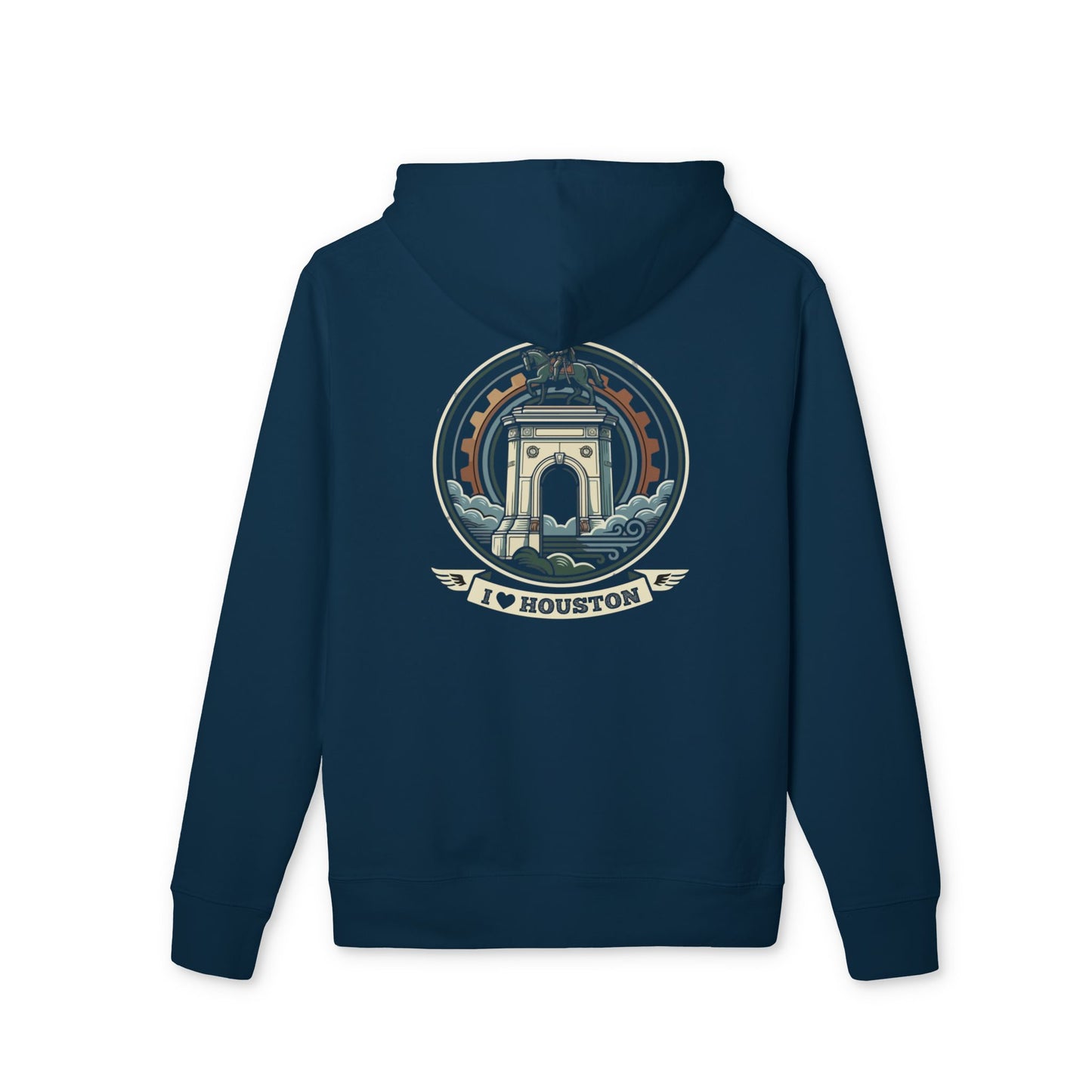 Houston Arch Hoodie — I  Houston Graphic Pullover