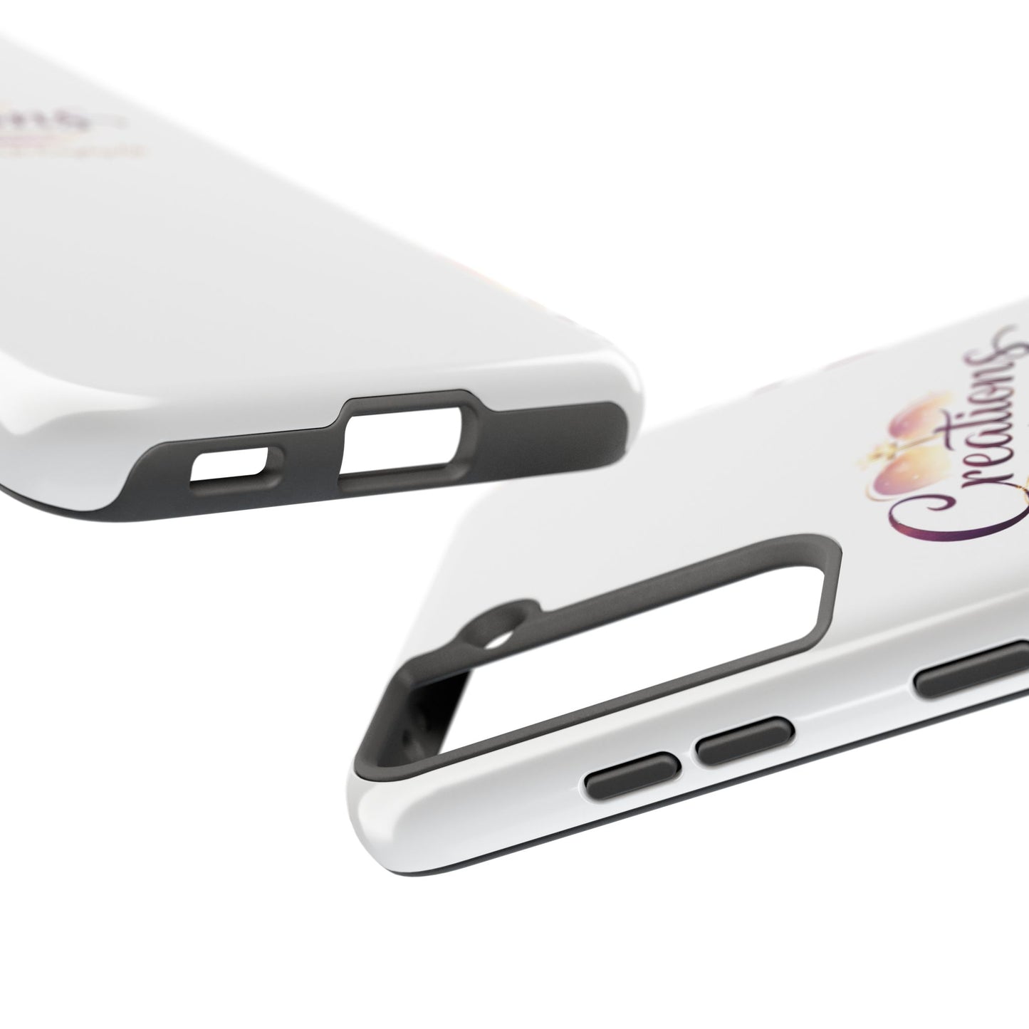Tough Phone Case - "Creations by Donece" Logo Protective Cover
