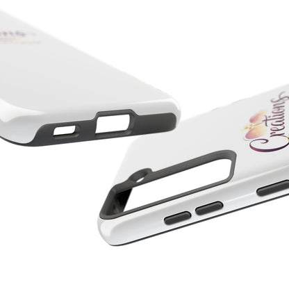 Tough Phone Case - "Creations by Donece" Logo Protective Cover