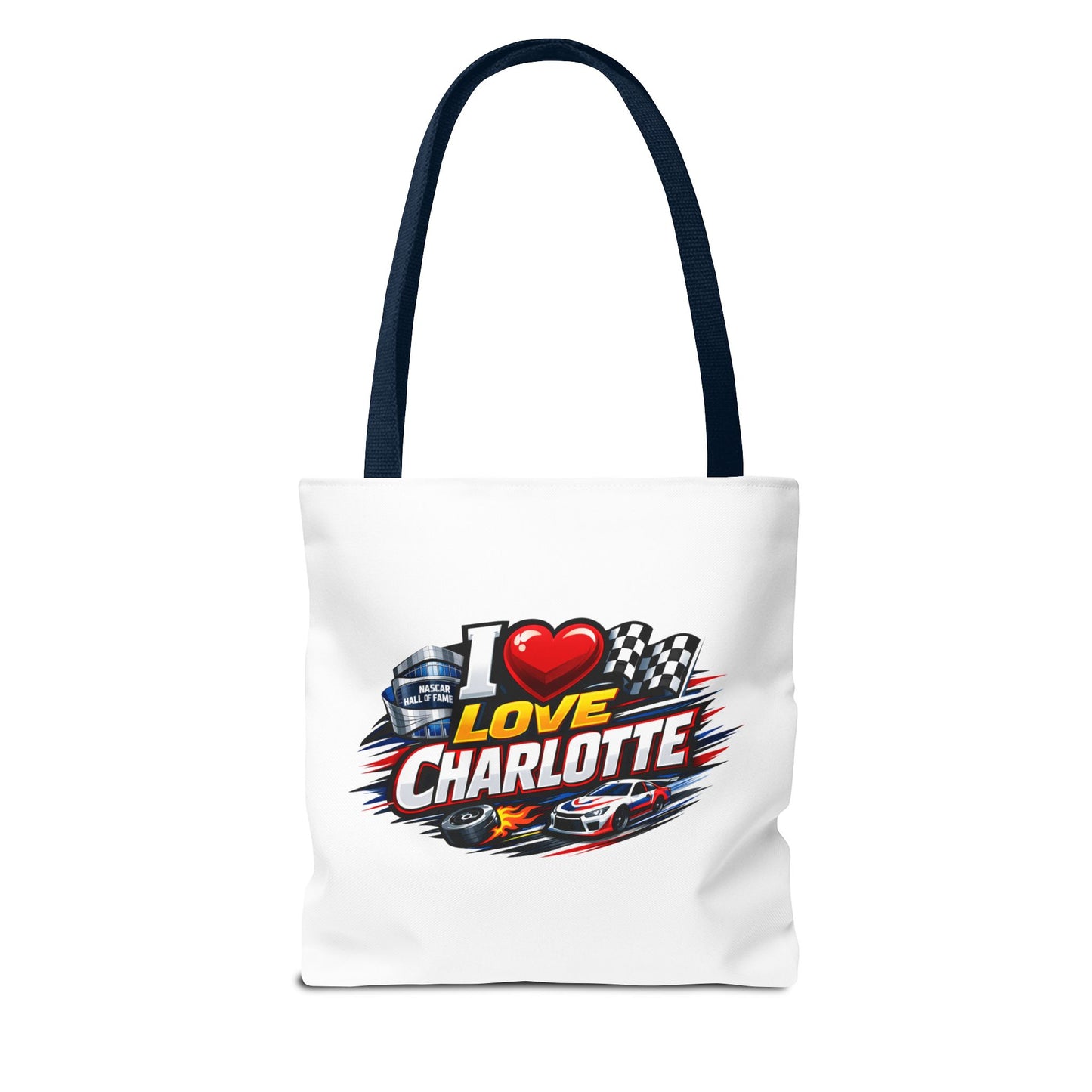 I Love Charlotte Racing Tote Bag