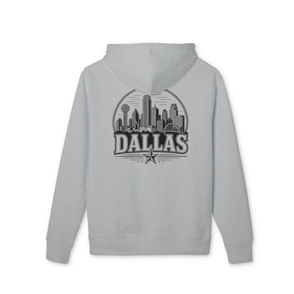 Dallas Skyline Hoodie — Retro Cityscape Pullover