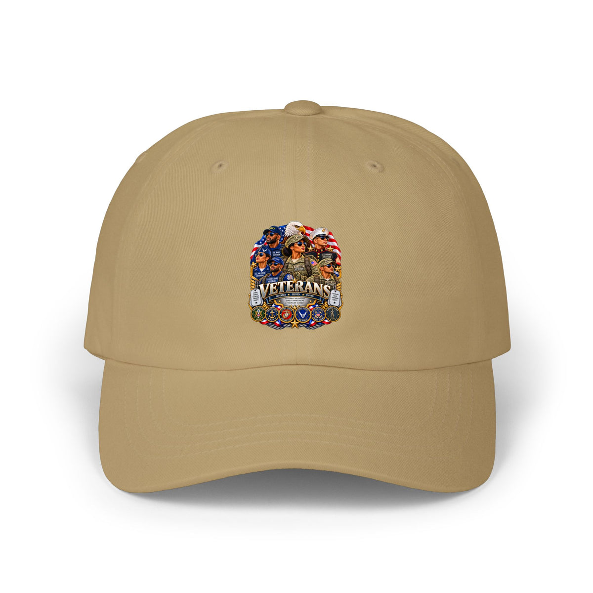 Dad Cap - Vintage Floral 'Wilderness' Patch Baseball Hat