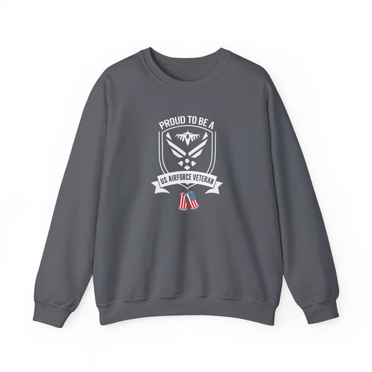 Proud to Be a US Airforce Veteran Sweatshirt