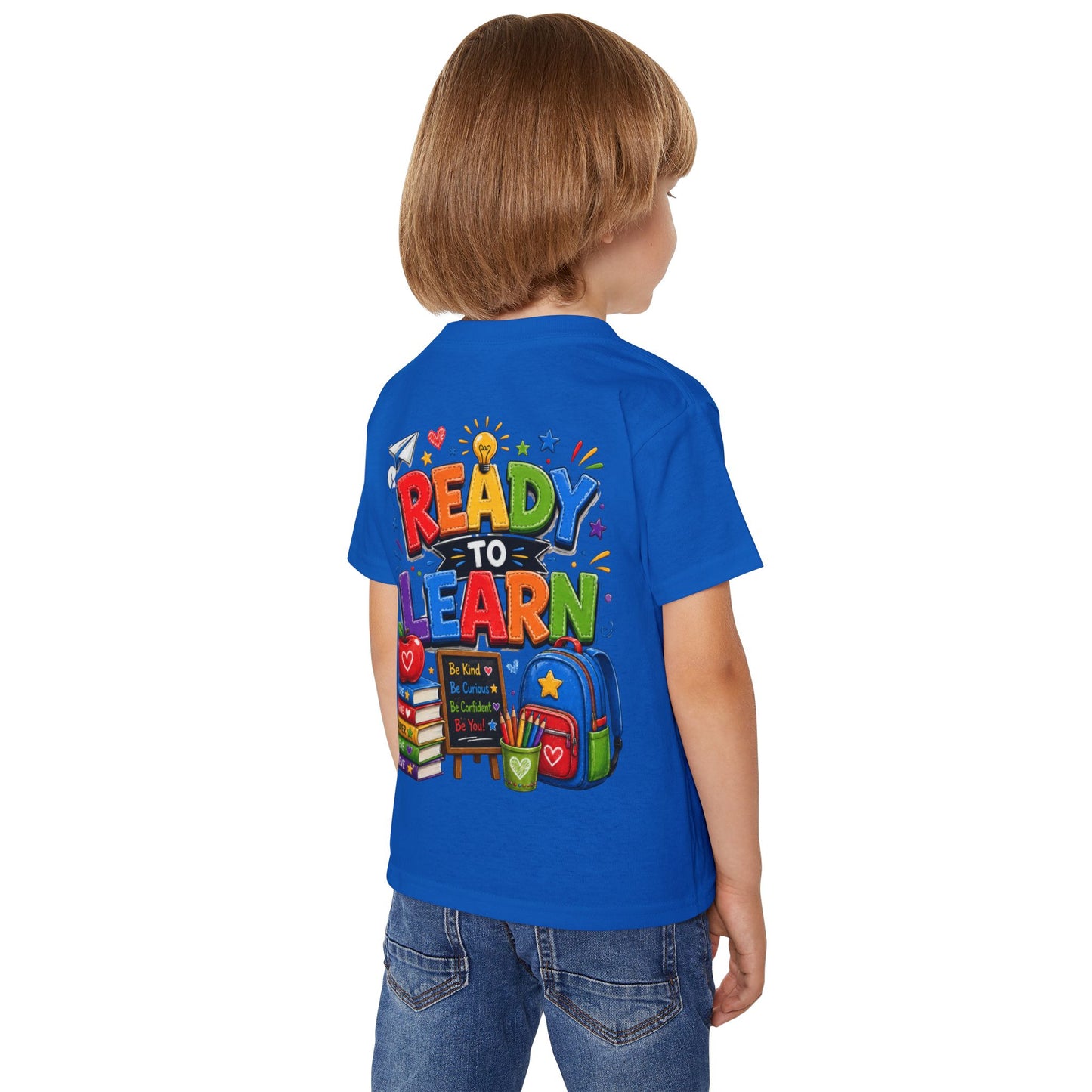 Toddler T-Shirt — "Ready to Learn" Back-to-School Kids Tee