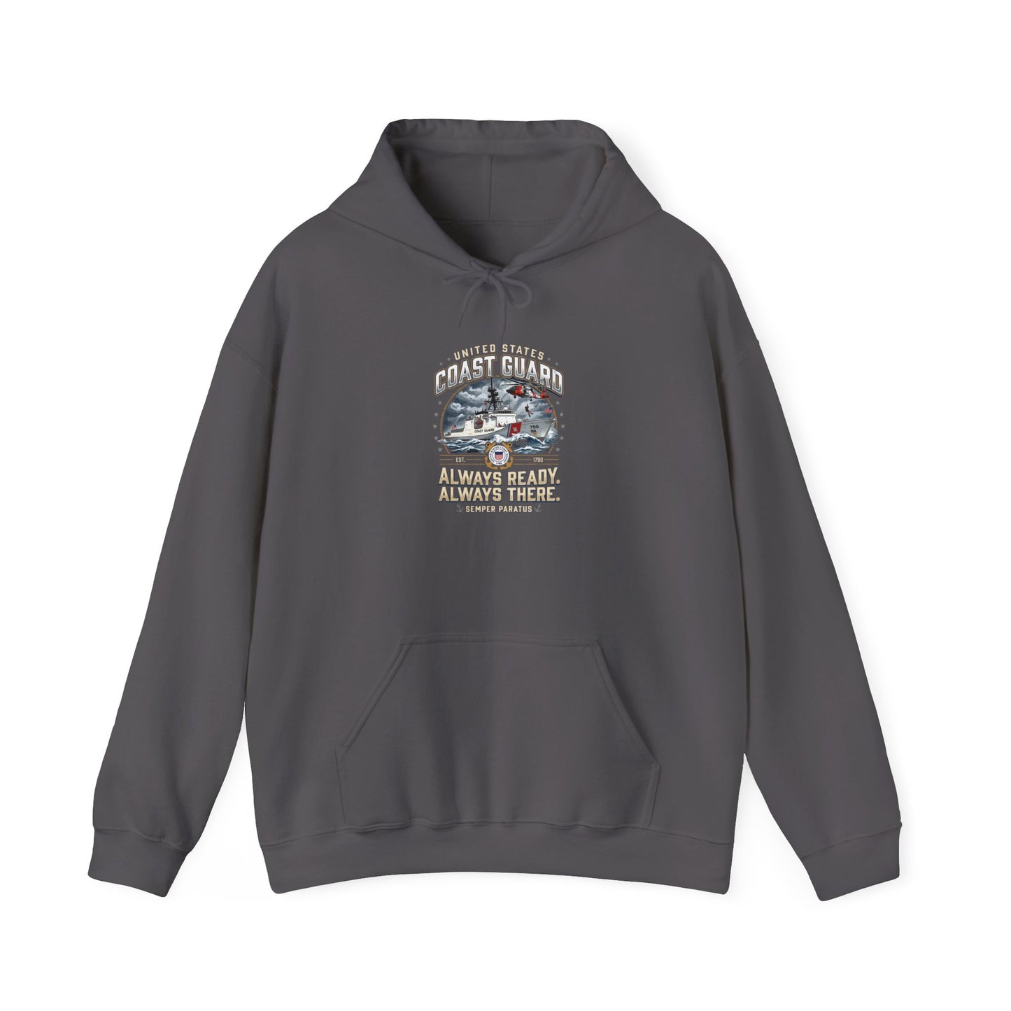 United States Coast Guard  Always Ready Always There  Hoodie