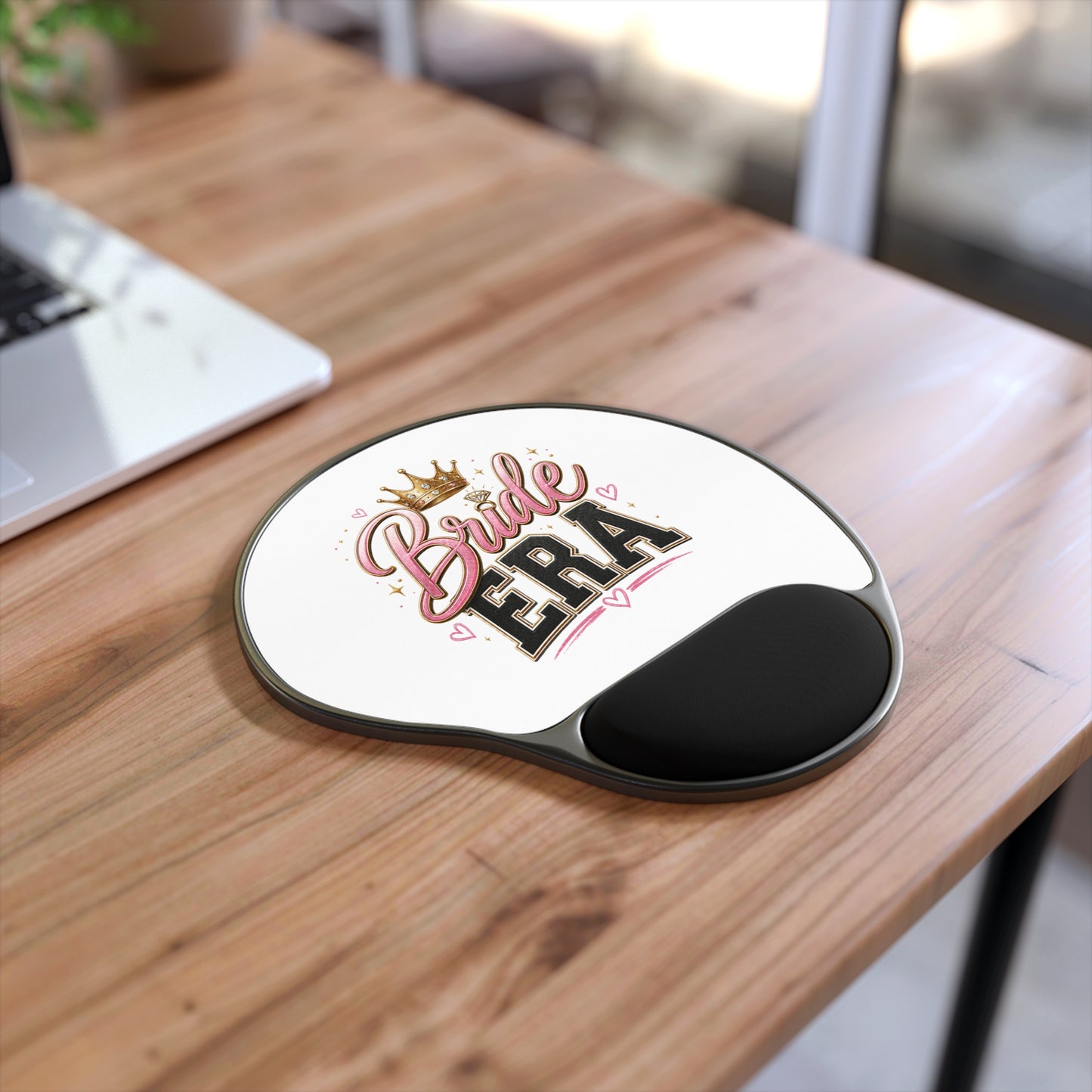 Bride Era Mouse Pad with Wrist Rest — Bachelorette Desk Accessory