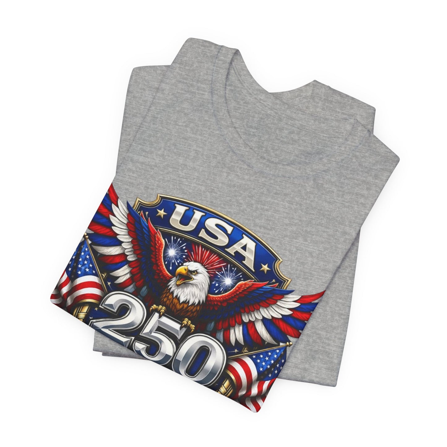 USA 250th Eagle T-Shirt — 1776–2026 Patriotic American Independence Tee