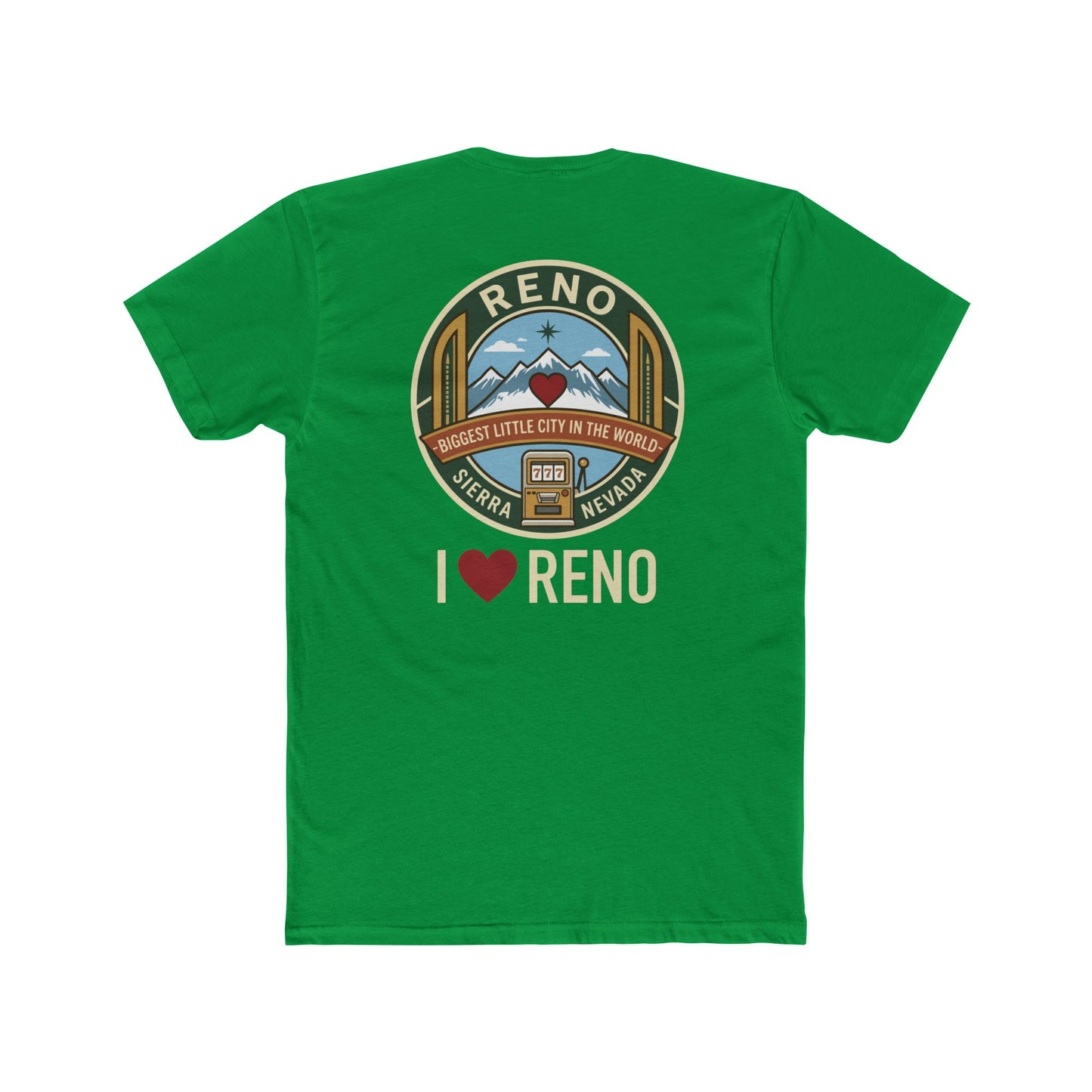 Reno Vintage Badge T-Shirt — I  Reno Retro Cityscape Tee