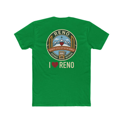Reno Vintage Badge T-Shirt — I  Reno Retro Cityscape Tee