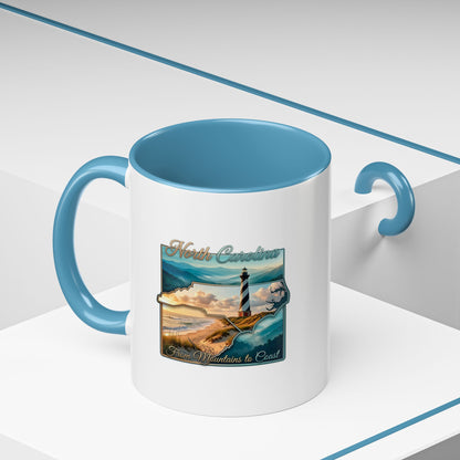 Coastal Lighthouse Coffee Mug – From Mountains to Coast Accent Mug