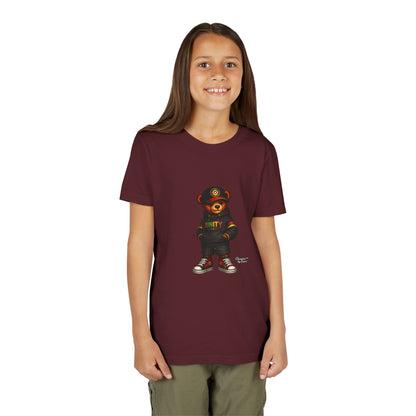 Youth T‑Shirt — Cool Bear Graphic Tee with 'UNITY' Hoodie Design
