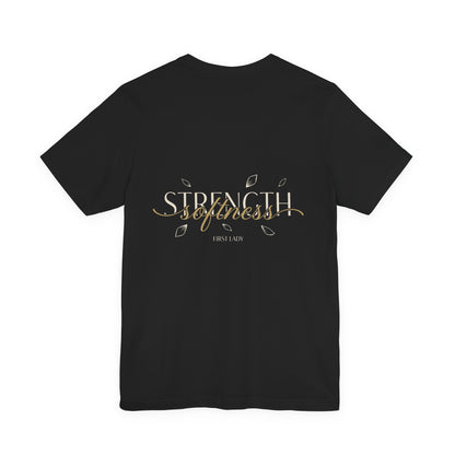 Strength & Softness Tee — Inspirational Women's Faith Graphic T‑Shirt
