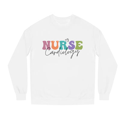 Cardiology Nurse Colorful Typography Crewneck Sweatshirt