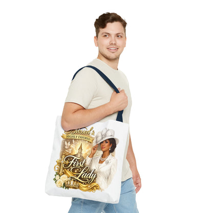 First Lady 'Blessed & Highly Favored' Tote Bag