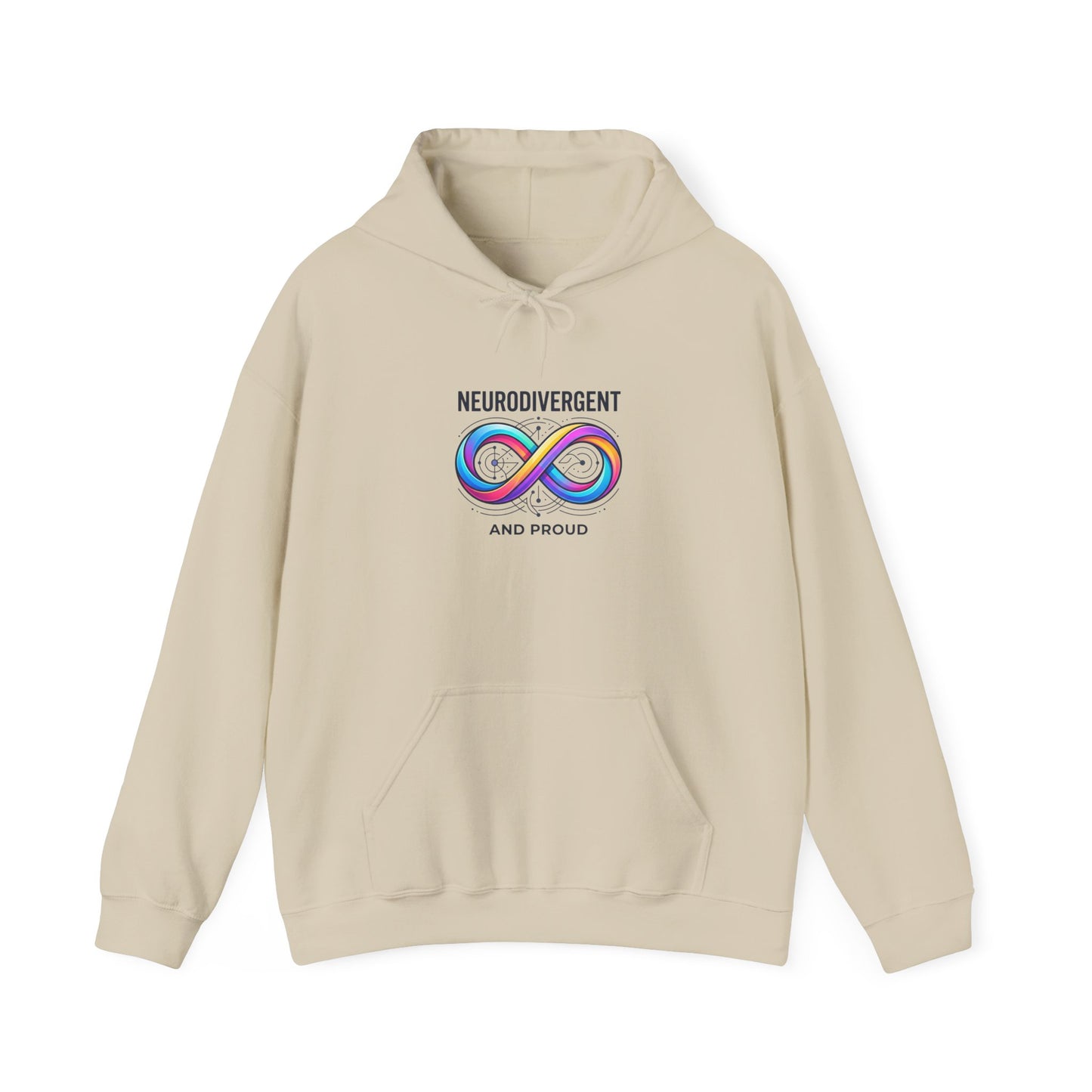 Neurodivergent Infinity Logo Hoodie | autistic pride, affirming