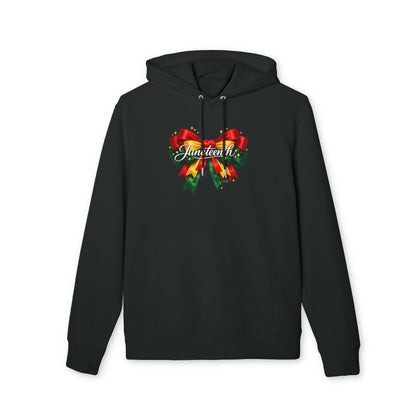 Juneteenth Ribbon Hoodie — Juneteenth Celebration Pullover