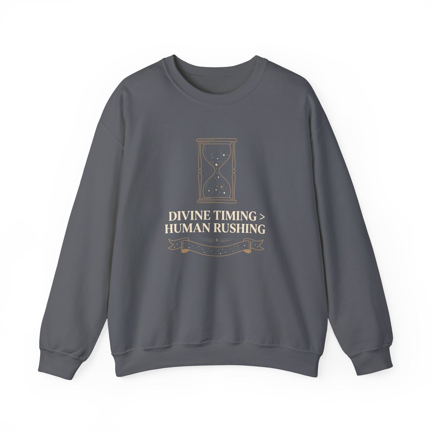 Divine Timing Human Rushing  Sweatshirt