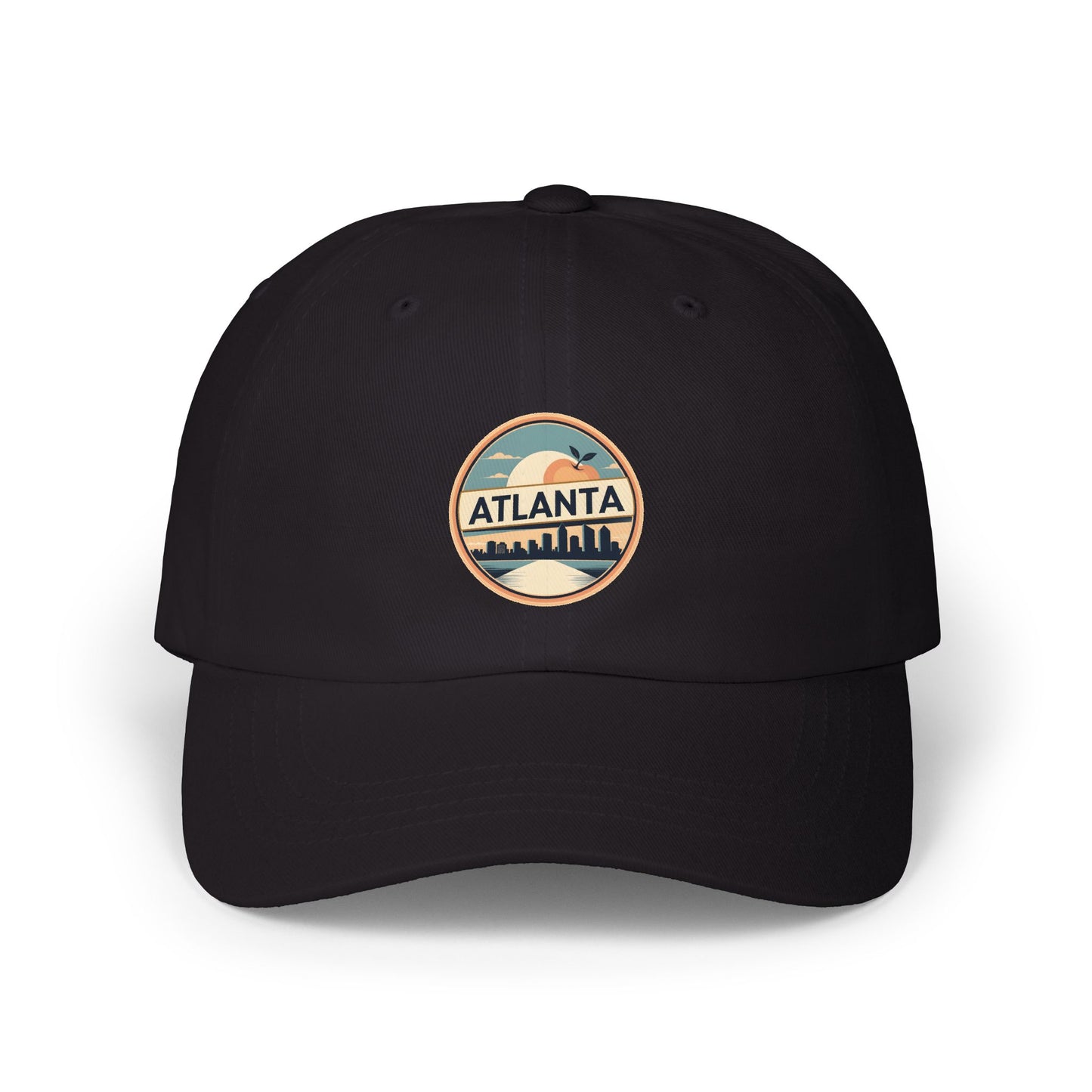 Atlanta Skyline Dad Cap — Retro Patch Baseball Hat