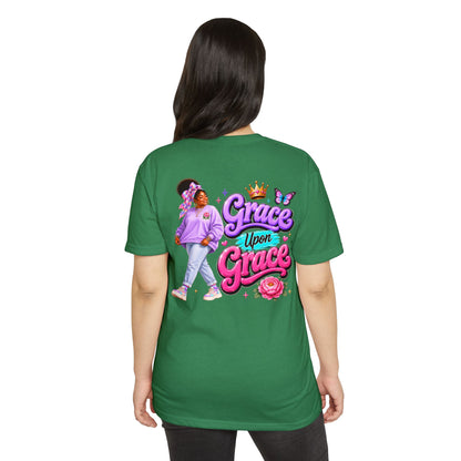 Grace Upon Grace T-Shirt — Inspirational Girl Faith Tee