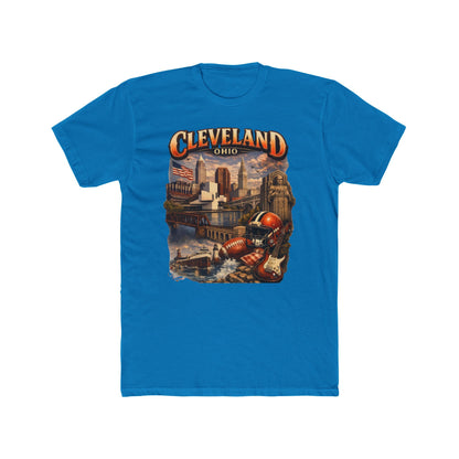 Cleveland Ohio Vintage Football Cityscape T-Shirt