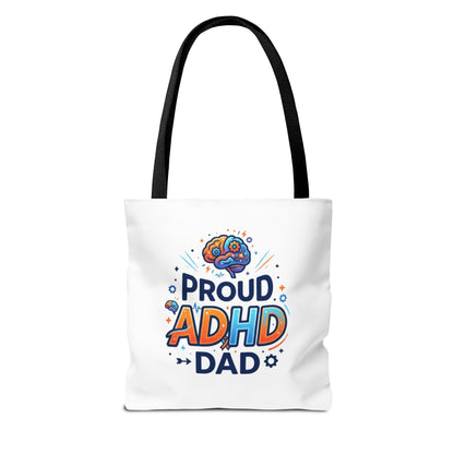 Proud ADHD Dad Tote Bag — Awareness Gift for Fathers