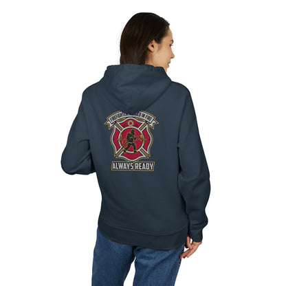 Firefighter Maltese Cross Hoodie — "Always Ready" Rescue Pullover