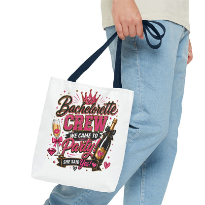 Bachelorette Crew Party Tote Bag — 'We Came to Party' Bridal Shower Gift