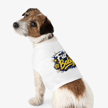 Pet Tank - "Fur Baby" Cute Paw Print Graphic Dog Tank Top