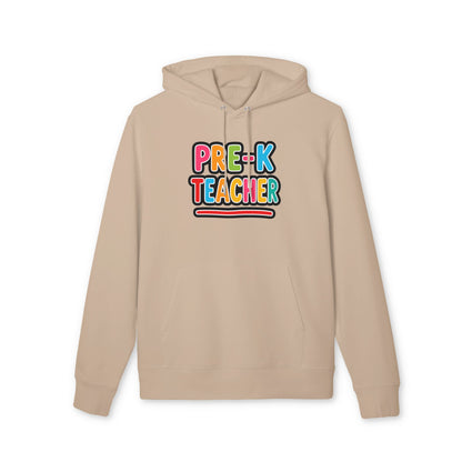 Pre-K Teacher Hoodie — Colorful Backprint Teacher Appreciation Gift