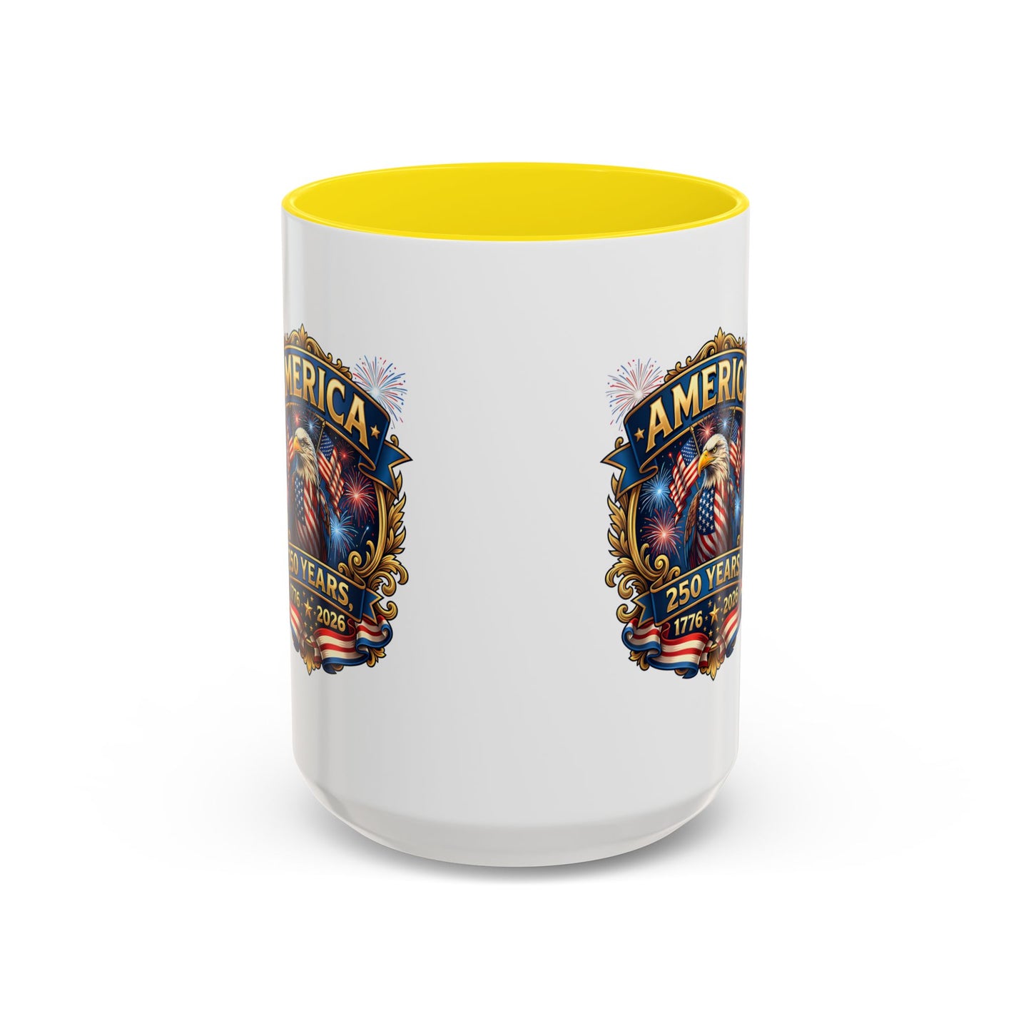 250th America Eagle Coffee Mug — Patriotic 1776–2026 Anniversary Accent Mug