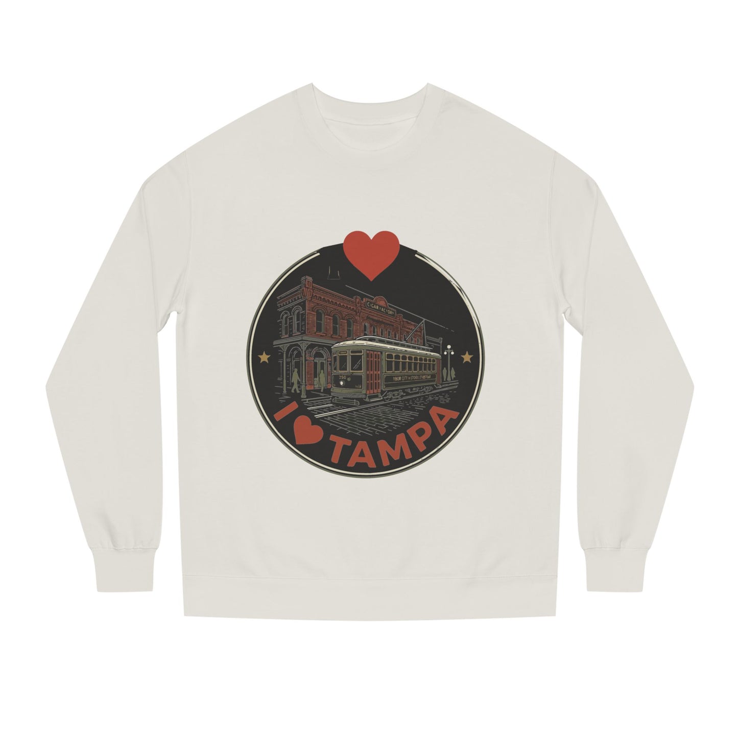 Tampa Sweatshirt — I  Tampa Vintage Streetcar Crewneck