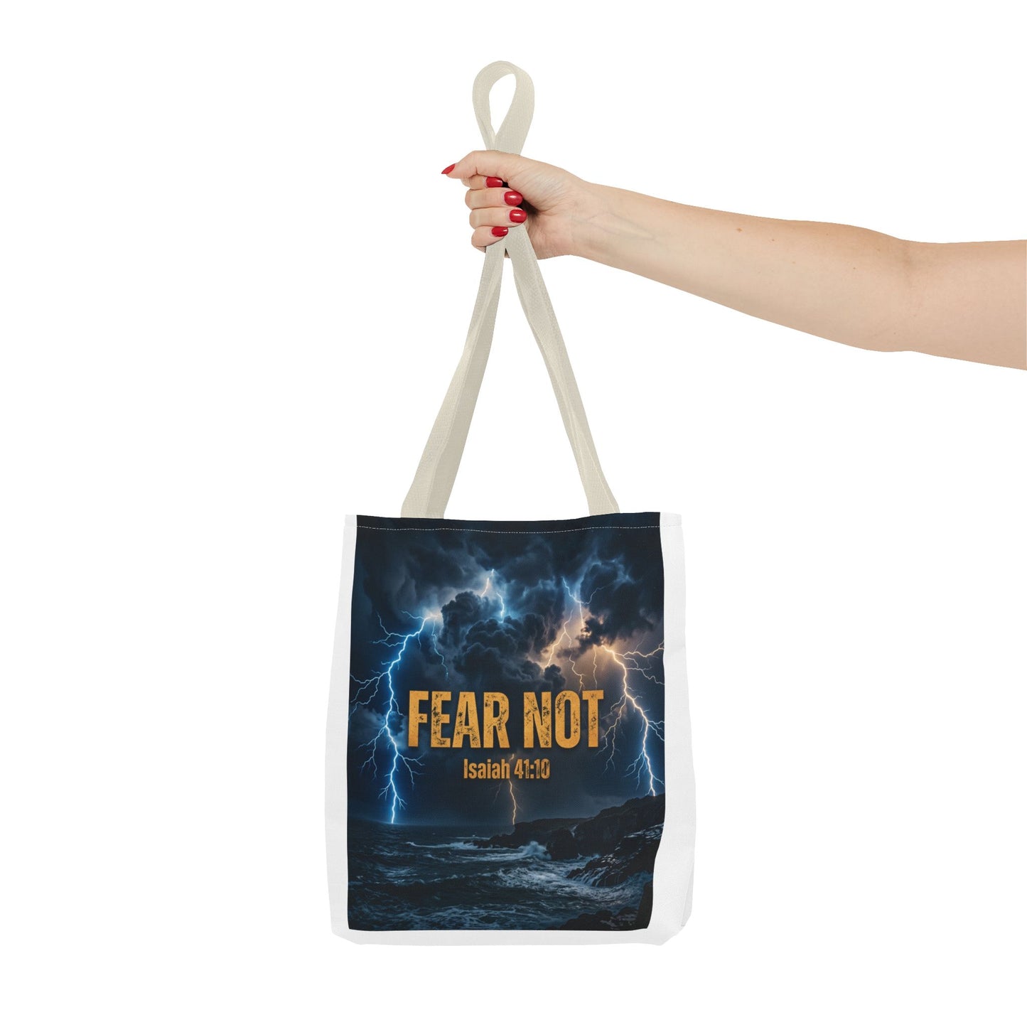 "Fear Not" - Isaiah 41:10 Tote Bag