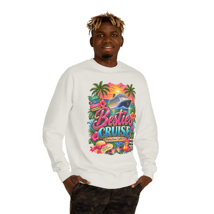 Besties Cruise Sweatshirt - Tropical Girls' Cruise Crewneck