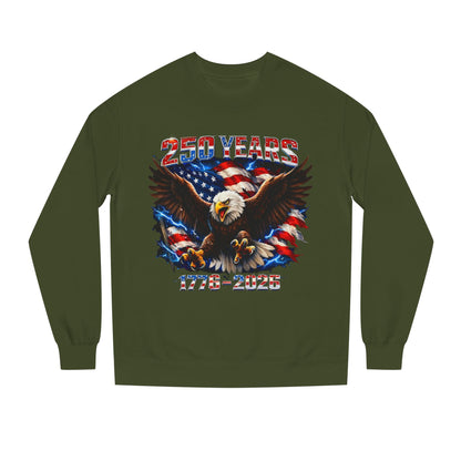250 Years 1776–2026 Eagle Flag Sweatshirt