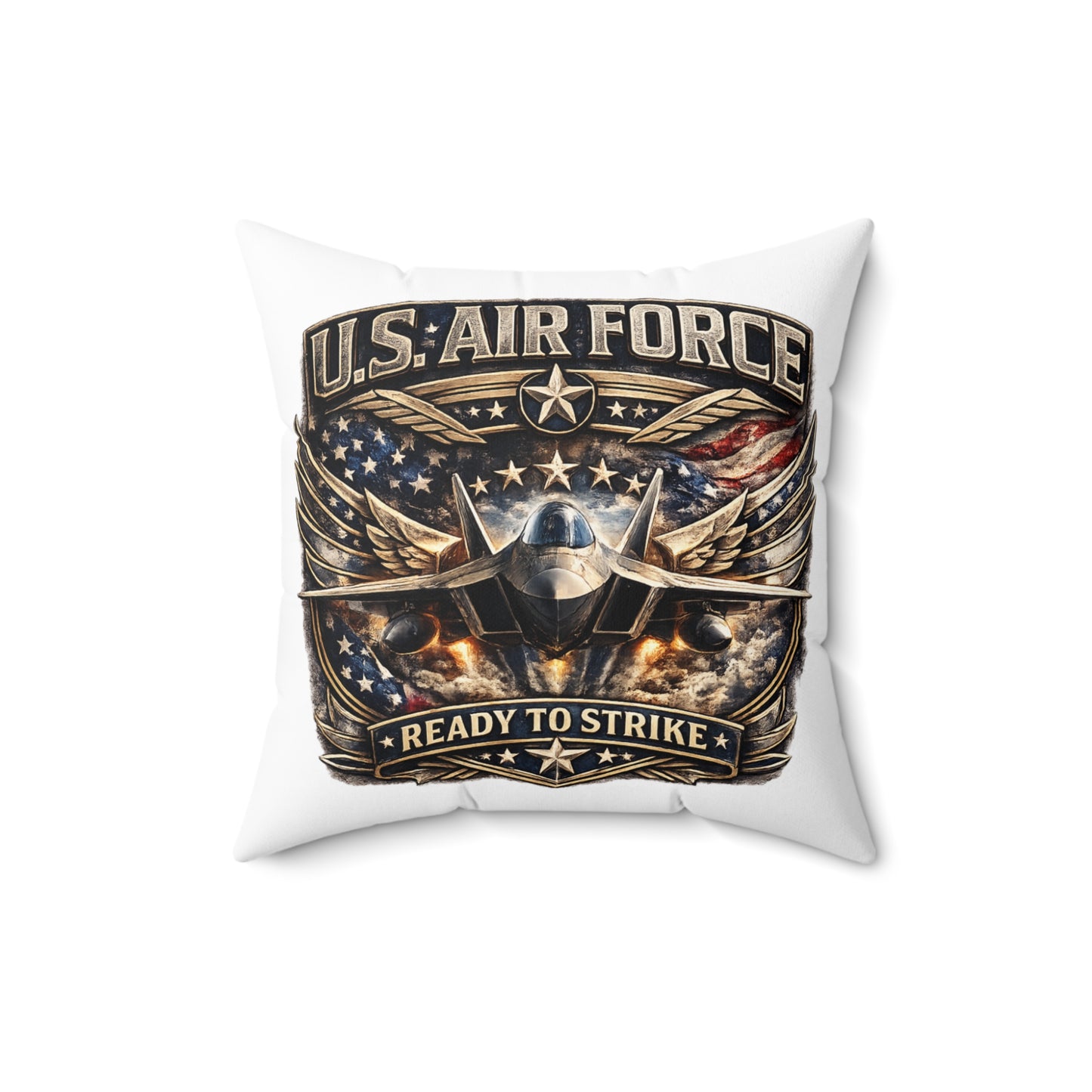 U.S. Air Force 'Ready to Strike' Decorative Pillow