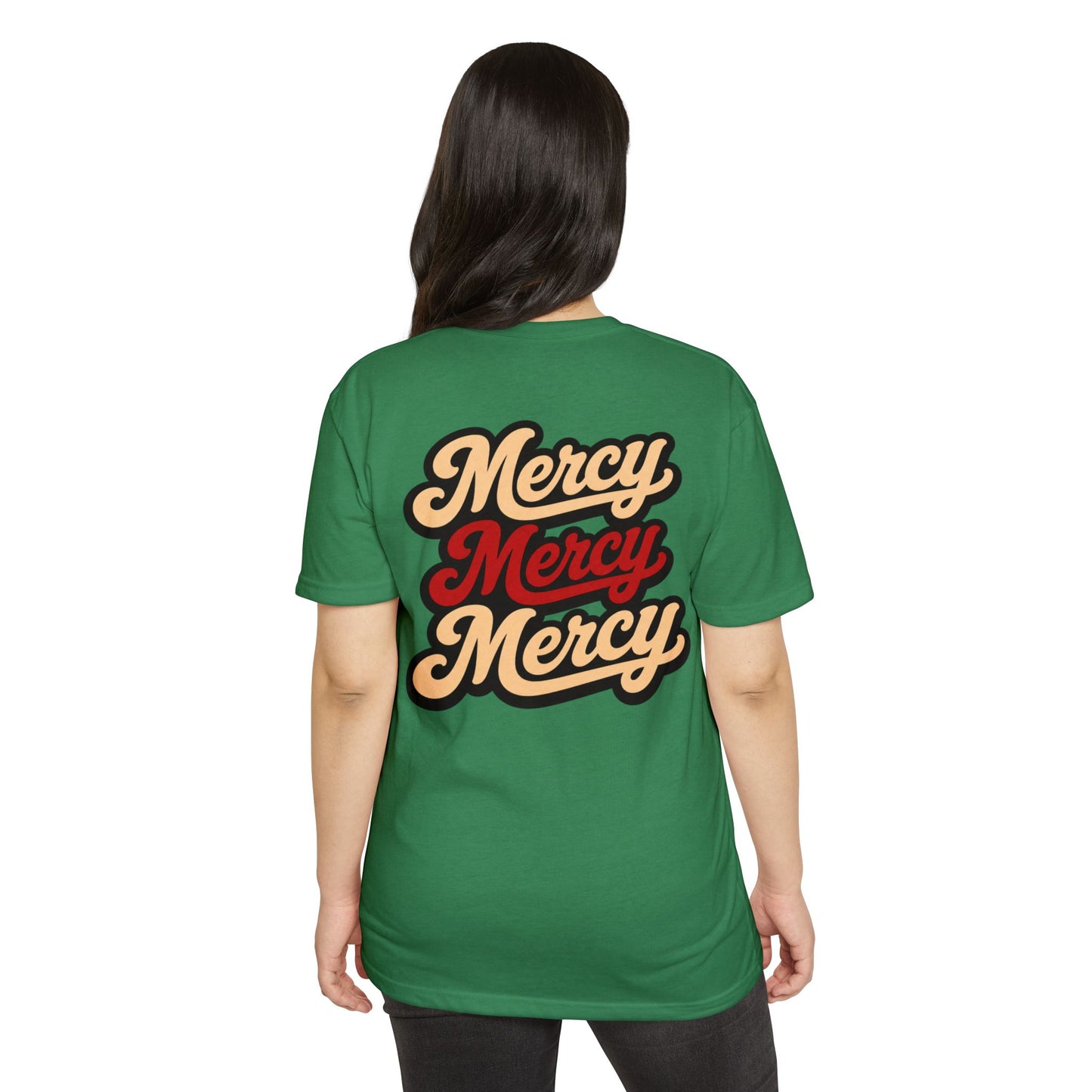 Mercy Mercy Mercy Retro Script T-Shirt