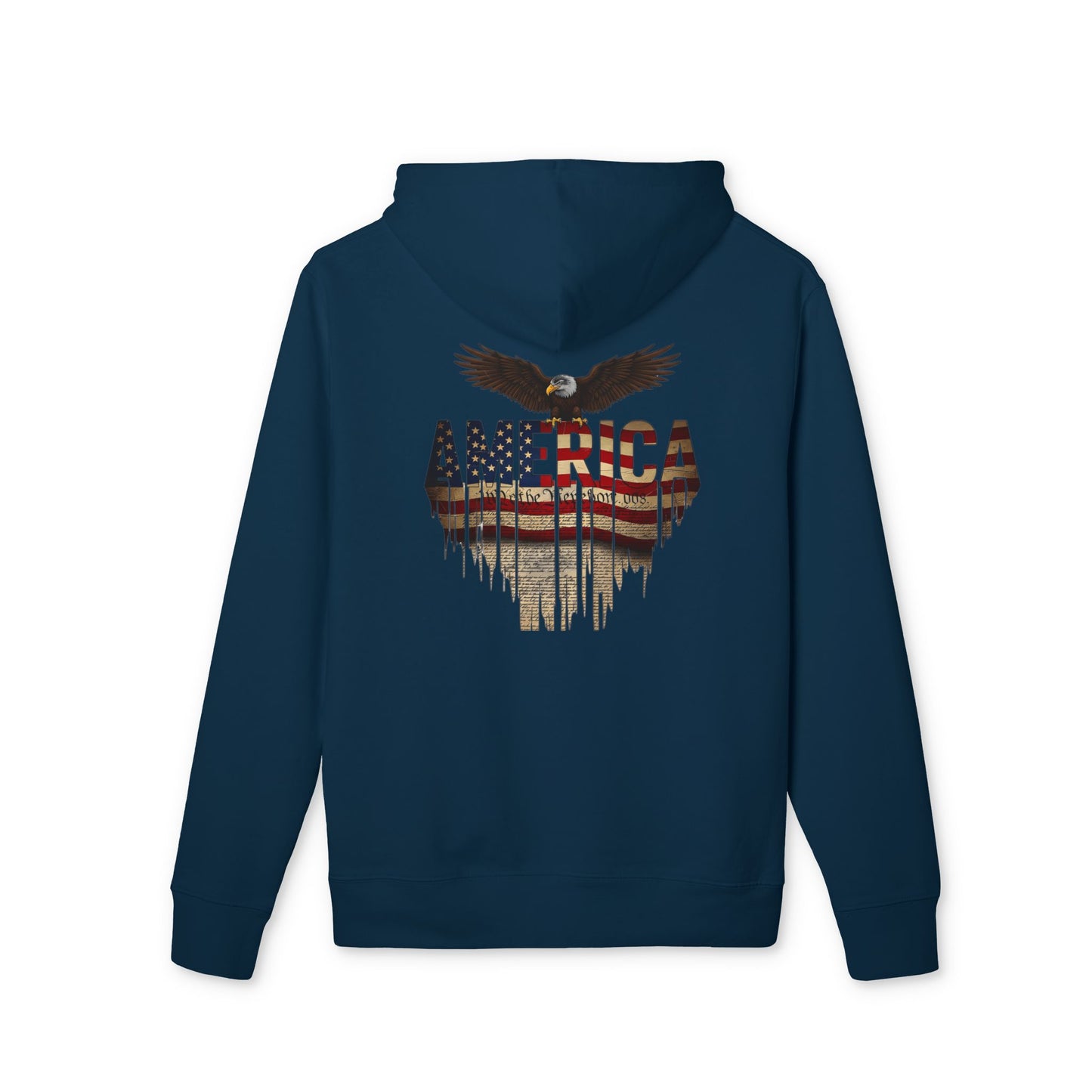 American Eagle Flag Hoodie — Patriotic USA Graphic Pullover
